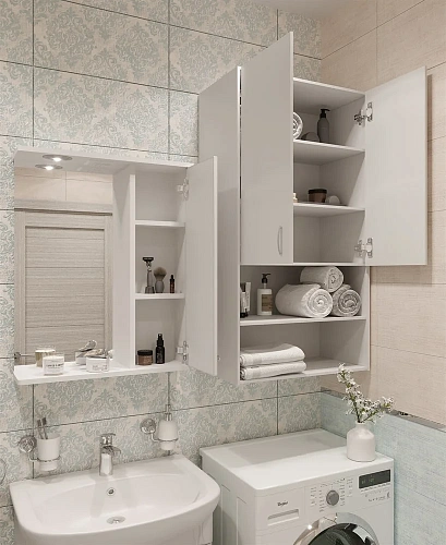 Шкаф DIWO Суздаль 60 над стиральной машиной, с полками 461397 Шкаф DIWO Суздаль 60 над стиральной машиной, с полками 461397