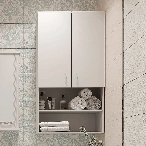 Шкаф DIWO Суздаль 60 над стиральной машиной, с полками 461397 Шкаф DIWO Суздаль 60 над стиральной машиной, с полками 461397