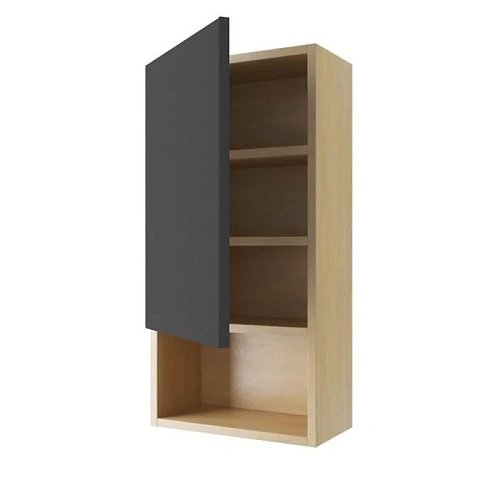 Шкаф EXCELLENT Tuto 40 см (черный/дуб) подвесной с дверцей левый MLEX.0105.400.BLGR Шкаф EXCELLENT Tuto 40 см (черный/дуб) подвесной с дверцей левый MLEX.0105.400.BLGR