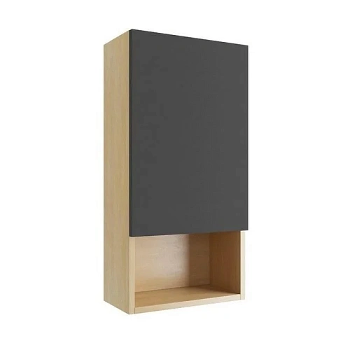 Шкаф EXCELLENT Tuto 40 см (черный/дуб) подвесной с дверцей левый MLEX.0105.400.BLGR Шкаф EXCELLENT Tuto 40 см (черный/дуб) подвесной с дверцей левый MLEX.0105.400.BLGR