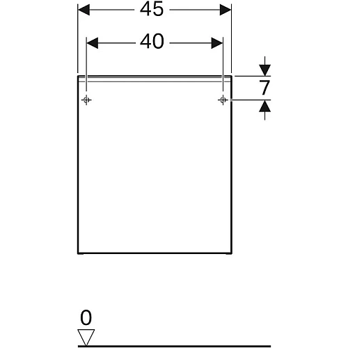 Шкаф Geberit Acanto 500.618.JK.2 Шкаф Geberit Acanto 500.618.JK.2