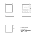 Шкаф Geberit Acanto 500.618.JL.2 Шкаф Geberit Acanto 500.618.JL.2