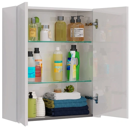 Шкаф Lemark BUNO 60 см подвесной, серый/белый LM04B60SH Шкаф Lemark BUNO 60 см подвесной, серый/белый LM04B60SH