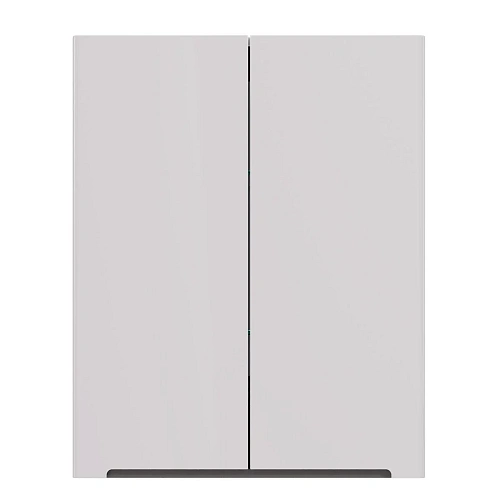 Шкаф Lemark BUNO 60 см подвесной, серый/белый LM04B60SH Шкаф Lemark BUNO 60 см подвесной, серый/белый LM04B60SH