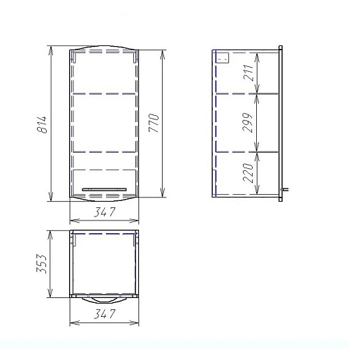 Шкаф OWL 1975 OWL 1975 Vessla 35, белый лак OW22.06.00 Шкаф OWL 1975 OWL 1975 Vessla 35, белый лак OW22.06.00