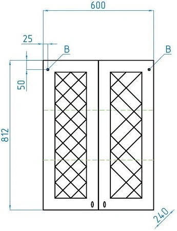 Шкаф подвесной Style Line Канна 60 ЛС-00000344 Шкаф подвесной Style Line Канна 60 ЛС-00000344