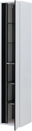 Шкаф-пенал Allen Brau Activity 35 1.34002.WM L белый матовый/черный брашированный Шкаф-пенал Allen Brau Activity 35 1.34002.WM L белый матовый/черный брашированный