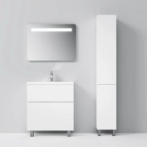 Шкаф-пенал AM.PM Gem M90CSR0306WG напольный, правый, 30 см, push-to-open, белый Шкаф-пенал AM.PM Gem M90CSR0306WG напольный, правый, 30 см, push-to-open, белый