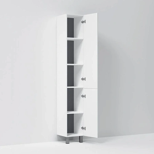 Шкаф-пенал AM.PM Gem M90CSR0306WG напольный, правый, 30 см, push-to-open, белый Шкаф-пенал AM.PM Gem M90CSR0306WG напольный, правый, 30 см, push-to-open, белый