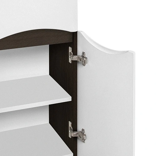 Шкаф-пенал AM.PM Like M80CHR0356VF подвесной 35 см, правый, венге/белый глянец Шкаф-пенал AM.PM Like M80CHR0356VF подвесной 35 см, правый, венге/белый глянец