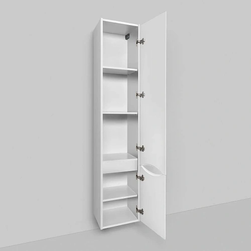 Шкаф-пенал AM.PM Like M80CHR0356WG подвесной, правый, 35 см, белый Шкаф-пенал AM.PM Like M80CHR0356WG подвесной, правый, 35 см, белый