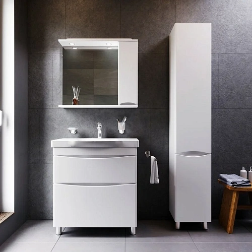 Шкаф-пенал AM.PM Like M80CSR0356WG напольный, правый, 35 см, белый Шкаф-пенал AM.PM Like M80CSR0356WG напольный, правый, 35 см, белый