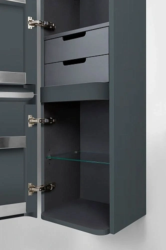 Шкаф-пенал Am.Pm Sensation M30CHL0406AG 40 см левый антрацит Шкаф-пенал Am.Pm Sensation M30CHL0406AG 40 см левый антрацит