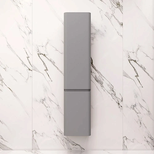 Шкаф-пенал AM.PM Sensation M30CHR0406FG подвесной, правый, серый шелк, глянец Шкаф-пенал AM.PM Sensation M30CHR0406FG подвесной, правый, серый шелк, глянец