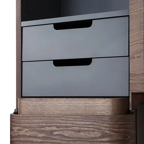 Шкаф-пенал AM.PM Sensation M30CHR0406NF подвесной, правый, 40 см, орех, текстурированная Шкаф-пенал AM.PM Sensation M30CHR0406NF подвесной, правый, 40 см, орех, текстурированная