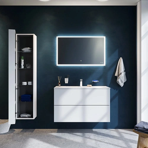 Шкаф-пенал AM.PM Spirit 2.0 M70ACHL0356WG подвесной, левый, белый глянец Шкаф-пенал AM.PM Spirit 2.0 M70ACHL0356WG подвесной, левый, белый глянец