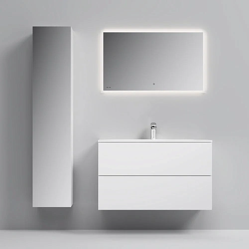 Шкаф-пенал AM.PM Spirit 2.0 M70ACHML0356WG подвесной 35 см, левый, белый глянец Шкаф-пенал AM.PM Spirit 2.0 M70ACHML0356WG подвесной 35 см, левый, белый глянец