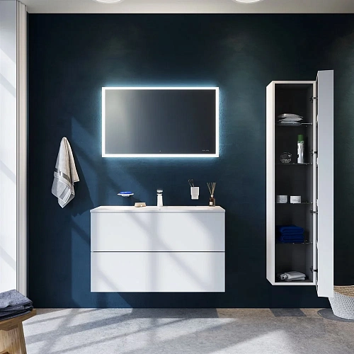 Шкаф-пенал AM.PM Spirit 2.0 M70ACHR0356WG подвесной 35 см, правый, белый глянец Шкаф-пенал AM.PM Spirit 2.0 M70ACHR0356WG подвесной 35 см, правый, белый глянец