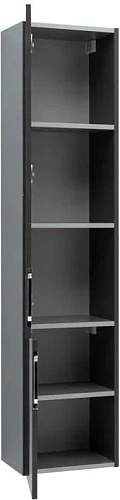 Шкаф-пенал Aquanet Алвита 35 L серый антрацит 00249618 Шкаф-пенал Aquanet Алвита 35 L серый антрацит 00249618