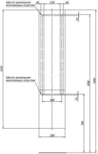 Шкаф-пенал Aquanet Алвита 35 серый антрацит 00240197 Шкаф-пенал Aquanet Алвита 35 серый антрацит 00240197