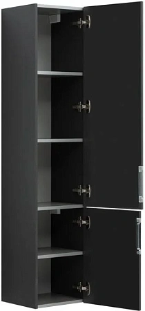 Шкаф-пенал Aquanet Алвита 35 серый антрацит 00240197 Шкаф-пенал Aquanet Алвита 35 серый антрацит 00240197