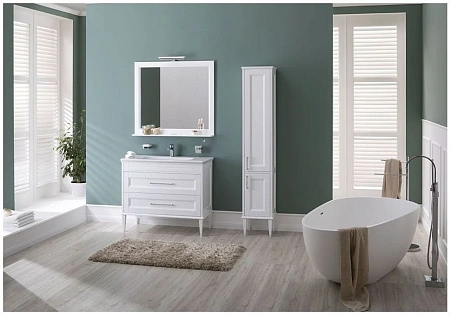 Шкаф-пенал Aquanet Бостон М 36 белый 00209681 Шкаф-пенал Aquanet Бостон М 36 белый 00209681