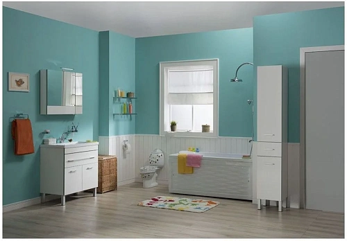 Шкаф-пенал Aquanet Верона 35 б/к белый (напольный) 00178973 Шкаф-пенал Aquanet Верона 35 б/к белый (напольный) 00178973