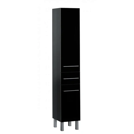 Шкаф-пенал Aquanet Верона 35 черный (напольный) 00178971 Шкаф-пенал Aquanet Верона 35 черный (напольный) 00178971