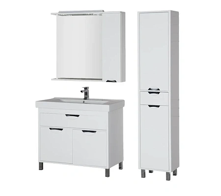 Шкаф-пенал Aquanet Гретта 40 б\к белый 00177010 Шкаф-пенал Aquanet Гретта 40 б\к белый 00177010