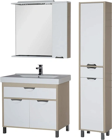 Шкаф-пенал Aquanet Гретта 40 б\к светлый дуб 00171901 Шкаф-пенал Aquanet Гретта 40 б\к светлый дуб 00171901