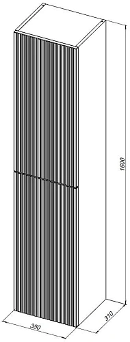 Шкаф-пенал Aquanet Джейн 35 00313321 мисти грин Шкаф-пенал Aquanet Джейн 35 00313321 мисти грин