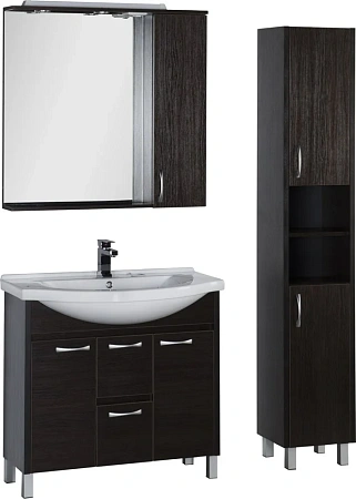 Шкаф-пенал Aquanet Донна 35 венге 00168940 Шкаф-пенал Aquanet Донна 35 венге 00168940