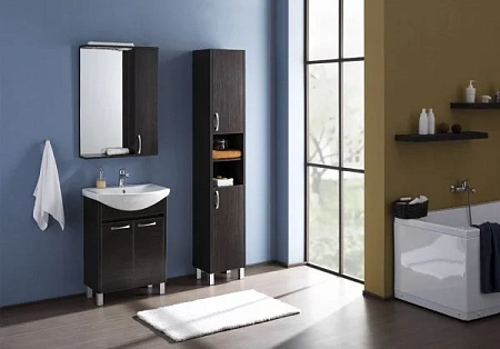 Шкаф-пенал Aquanet Донна 35 венге 00168940 Шкаф-пенал Aquanet Донна 35 венге 00168940