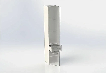 Шкаф-пенал Aquanet Ирвин 35 L белый 00205912 Шкаф-пенал Aquanet Ирвин 35 L белый 00205912