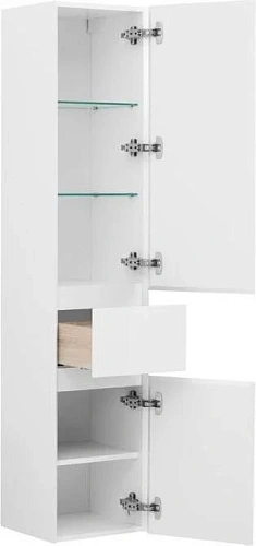 Шкаф-пенал Aquanet Йорк 35 белый 00202095 Шкаф-пенал Aquanet Йорк 35 белый 00202095