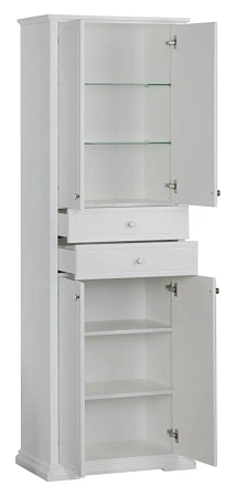 Шкаф-пенал Aquanet Лагуна 70 белый 00175396 Шкаф-пенал Aquanet Лагуна 70 белый 00175396