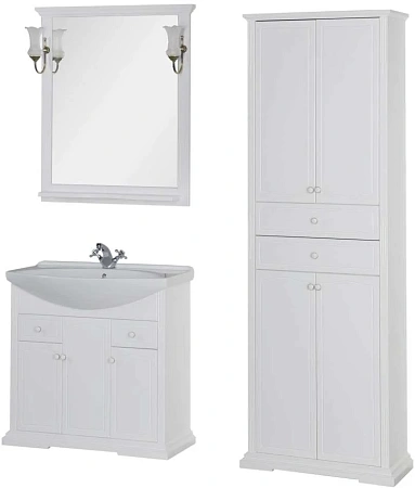 Шкаф-пенал Aquanet Лагуна 70 белый 00175396 Шкаф-пенал Aquanet Лагуна 70 белый 00175396