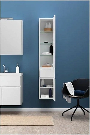 Шкаф-пенал Aquanet Латина 35 белый 00179606 Шкаф-пенал Aquanet Латина 35 белый 00179606