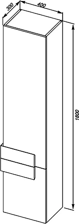 Шкаф-пенал Aquanet Мадейра 40 дуб кантри 00183068 Шкаф-пенал Aquanet Мадейра 40 дуб кантри 00183068