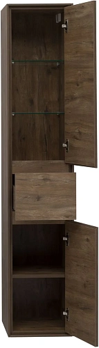 Шкаф-пенал Aquanet Милан 35 00339958 дуб рустикальный с ящиком Шкаф-пенал Aquanet Милан 35 00339958 дуб рустикальный с ящиком
