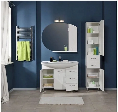 Шкаф-пенал Aquanet Моника 40 белый 00186777 / 00186778 Шкаф-пенал Aquanet Моника 40 белый 00186777 / 00186778