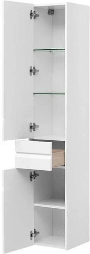 Шкаф-пенал Aquanet Палермо 35 L белый глянец 00237410 Шкаф-пенал Aquanet Палермо 35 L белый глянец 00237410