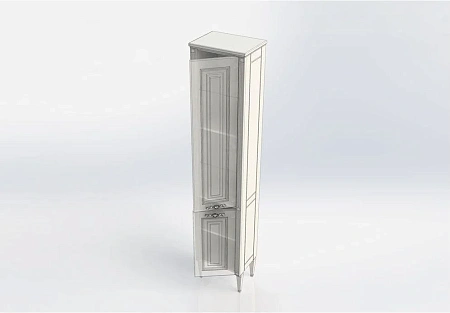 Шкаф-пенал Aquanet Паола 40 белый/золото 00186112 Шкаф-пенал Aquanet Паола 40 белый/золото 00186112