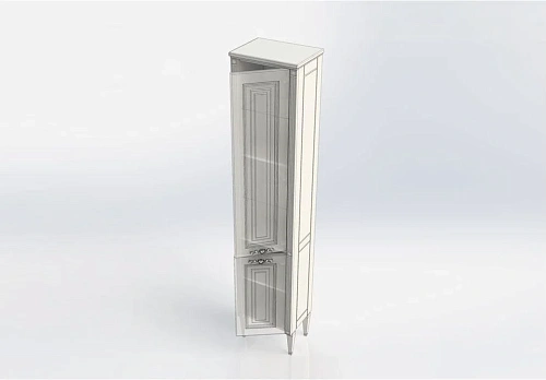 Шкаф-пенал Aquanet Паола 40 белый/золото 00186112 Шкаф-пенал Aquanet Паола 40 белый/золото 00186112