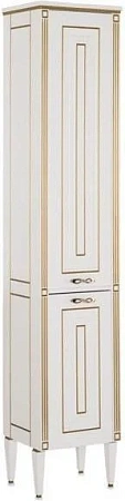 Шкаф-пенал Aquanet Паола 40 белый/золото 00186112 Шкаф-пенал Aquanet Паола 40 белый/золото 00186112