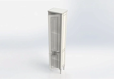 Шкаф-пенал Aquanet Паола 40 белый/серебро 00181770 Шкаф-пенал Aquanet Паола 40 белый/серебро 00181770