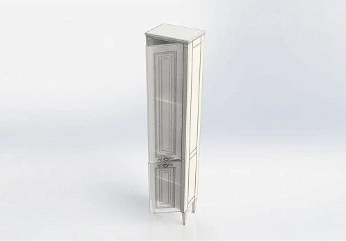 Шкаф-пенал Aquanet Паола 40 белый/серебро 00181770 Шкаф-пенал Aquanet Паола 40 белый/серебро 00181770