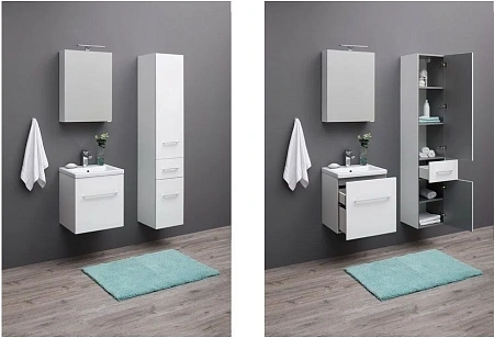 Шкаф-пенал Aquanet Порто 35 белый 00195732 Шкаф-пенал Aquanet Порто 35 белый 00195732