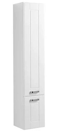 Шкаф-пенал Aquanet Рондо 35 белый (2 дверцы) 00189160 Шкаф-пенал Aquanet Рондо 35 белый (2 дверцы) 00189160