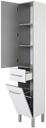 Шкаф-пенал Aquanet Сиена 35 L б/к белый (напольный) 00189246 Шкаф-пенал Aquanet Сиена 35 L б/к белый (напольный) 00189246